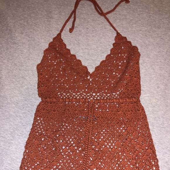 Halter Neck Crochet Top - Picture 2 of 3